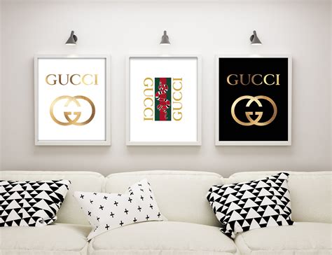 gucci l'arte|Gucci inspired wall art.